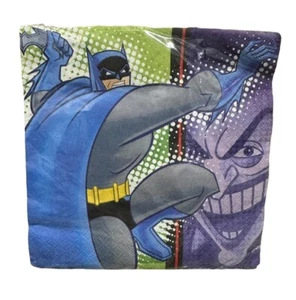 Batman The Brave and The Bold Lunch Dinner Napkins Birthday Party Supplies New - Picture 1 of 1