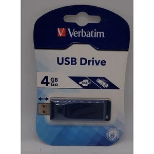 Verbatim 97087 4GB USB 2.0 Flash Drive - Chowany FABRYCZNIE NOWY - Zdjęcie 1 z 2