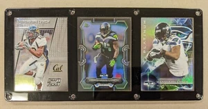 MARSHAWN LYNCH 3 CARD PLAQUE CAL GOLDEN BEARS SEATTLE SEAHAWKS - Picture 1 of 1