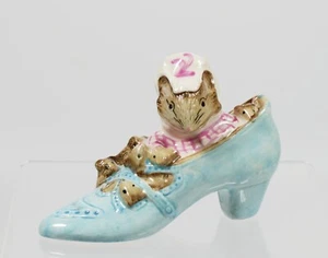 Cute Royal Albert Beatrix Potter Figure ~ The Old Woman Who Lived In A Shoe BP6a - Foto 1 di 3