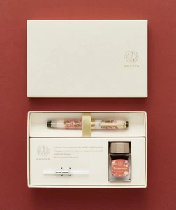 Penna stilografica Sailor × ancora Professional Gear Slim bouquet antico rosa beige - Foto 1 di 10