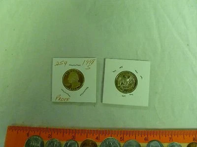 1998S UNCERTIFIED PROOF GEORGE WASHINGTON QUARTER - Image 1 of 3