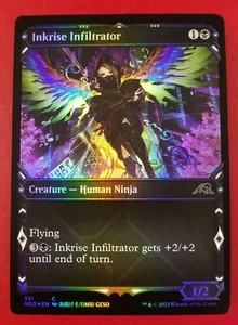 1x Inkrise Infiltrator | FOIL Showcase | Kamigawa Neon Dynasty | MTG Magic - Picture 1 of 4