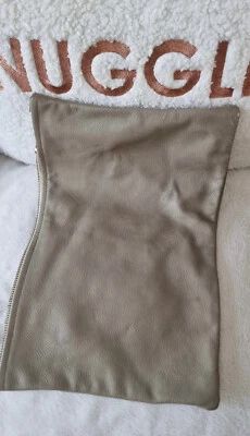 American Apparel Large Leather Envelope Clutch Bag. - Image 1 of 4