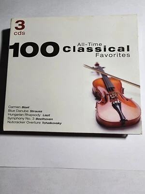 100 All Time Classical Favorites - 100 All Time Classics 3-CD DIGIPAK VG+ CD44 - Image 1 of 2