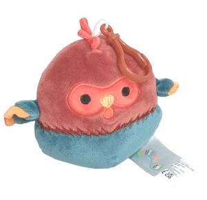 Squishmallow Reed Chicken Rooster Clip On Keychain Backpack Kellytoy Farm Animal - Picture 1 of 7
