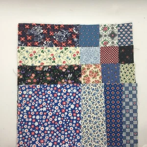 32 PC 5 Inch Quilting Fabric Charm 16 Designs 2 Each Rotary Cut 5FS485 Free Ship - Picture 1 of 4