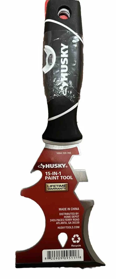 Husky Painter's Tool 15 in 1 Nut Driver Slotted Screwdriver Nail Remover Tool. - Image 1 of 1