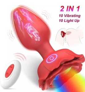 Sex Toys for Women Thrusting Anal Vibrator Prostate Massager Anal Butt Plug USA - Picture 1 of 6