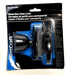 Cierre de pomo de puerta Storm en acabado negro Mintcraft #577-3106 **Nuevo - Imagen 1 de 2