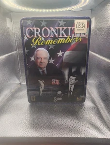 Walter Cronkite Remembers: 3 DVD Collector's Edition In Embossed Tin Case - Picture 1 of 3