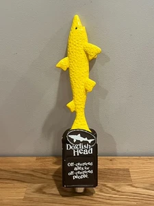 Dogfish Head Beer Tap Handle - Brewed Ales - Yellow Shark - Picture 1 of 10