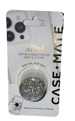 Case-Mate Minis Empuñadura y Soporte para Teléfono Celular Soporte Succión Polvo de Estrellas Brillo Foto 1 de 2
