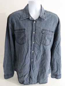 Strellson Swiss Cross Freizeithemd Herren XXL blau gestreift Langarm Knopfleiste - Bild 1 von 8