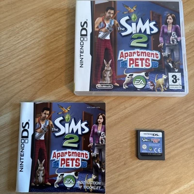 The Sims 2 Apartment Pets Nintendo DS Video Game with Manual - Rare Game VGC - Image 1 of 4