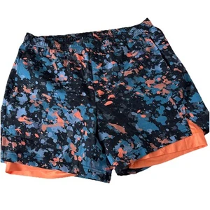 costume da bagno uomo maamgic L con fodera a compressione tavola pantaloncino nuovo blu arancione - Foto 1 di 10