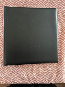 STAMPS -LINDNER 18-RING STAMP ALBUM & SLIPCASE - ( BLACK ) , PRE OWN - FEW MARKS - Picture 1 of 18