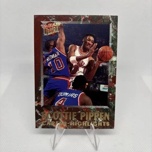 Scottie Pippen 1992-93 Fleer Carrera Highlights Inserto #11 NBA Chicago Bulls - Imagen 1 de 2