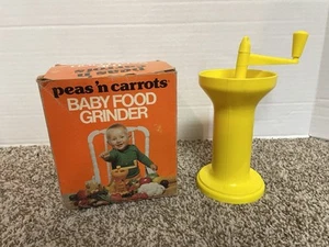 Vintage Sassy Peas 'N Carrots Baby Food Grinder Model 300 - FREE SHIPPING ! - Picture 1 of 5