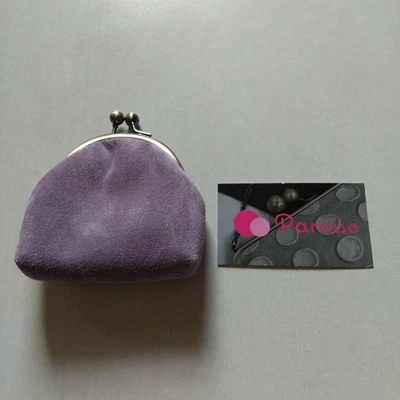 Monedero Calgina FoPurple Gamuza Cierre Cartera Foto 1 de 4