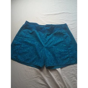 Title Nine pantaloncino pull on blu floreale donna taglia XL coulisse spiaggia vacanze - Foto 1 di 5