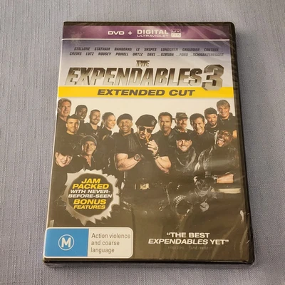 The Expendables 3 Extended Cut (DVD 2014) Region 4 New Sealed Sylvester Stallone - image 1 of 3