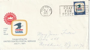 1396 July 1 1971 # 1396 FDC First Day Ocean City New Jersey - Picture 1 of 1