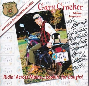 Gary Crocker CD Autographed - Ridin' Across Maine Lookin' for Laughs - Picture 1 of 2