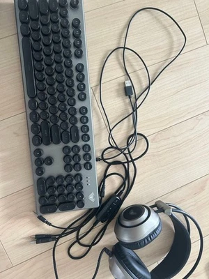 AULA Gaming Keyboard Mouse Headset Set USB Membrane Keyboard Tested - Image 1 of 3