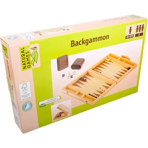 Natural Games Backgammon 38 x 22 x 5 cm - Bild 1 von 2