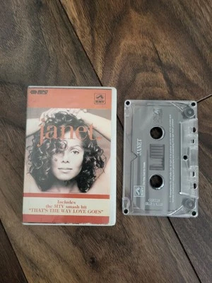 Janet Jackson - Janet -  RARE orig Cassette tape INDIA indian CLAMSHELL 1996 - Image 1 of 4