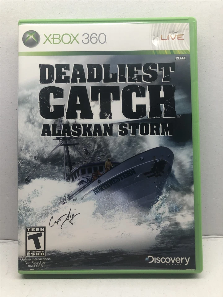 Deadliest Catch: Alaskan Storm (Xbox 360, 2008) Complete Tested Working  - Image 1 of 4