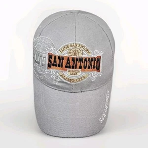 San Antonio Texas Alamo City Embroidered Strapback Hat Cap - Picture 1 of 8