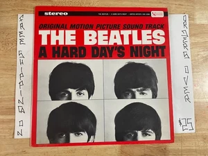 THE BEATLES A HARD DAY'S NIGHT ORIGINAL 1964 STEREO *SONG TITLE ERROR* LP - Picture 1 of 4