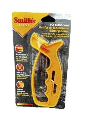 Novo afiador Smith's Jiff S carboneto de tungstênio e faca de cerâmica e tesoura AC60 - Imagem 1 de 4