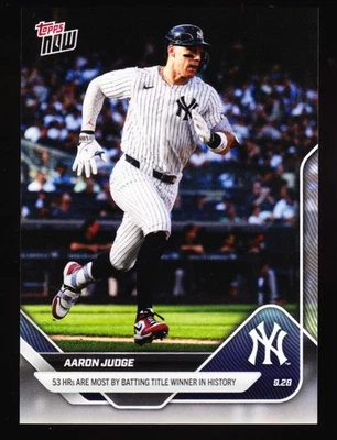 Aaron Judge Yankees se une 1956 Mickey Mantle 1938 Jimmie Foxx 2025 Topps Now 796 Foto 1 de 2
