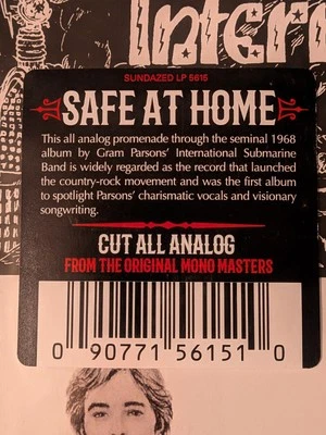 **Analog Mono Pressing** International Submarine Band ‎"Safe At Home" Sundazed  - Image 1 of 4