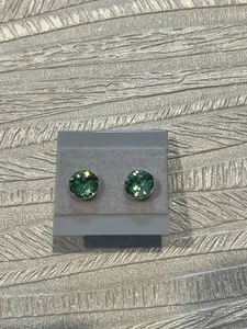Ohrringe Sterlingsilber Swarovski Kristall hellgrün  - Bild 1 von 1
