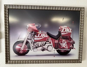 Decor Coca Cola Motorcycle Picture - Picture 1 of 4
