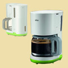 Braun Glaskrug-Kaffeemaschine KF 1100 GR Breakfast 1 - 1000 W - wei/grn