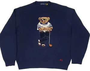Polo Golf Ralph  Lauren Men’s Teddy Bear Cotton Blend Sweater Size 2XL Brand New - Picture 1 of 2