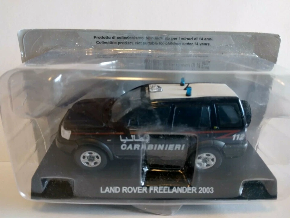 Die cast 1/43 Modellino Auto Carabinieri Land Rover Freelander 2003 sca d - Immagine 1 di 1