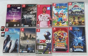 NINTENDO SWITCH SUPER MARIO POKEMON FINAL FANTASY & MORE (GAME LOT 12 GAMES) - Picture 1 of 8