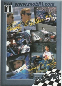 Rusty Wallace / Jeremy Mayfield Mobil 1 Racing Glossy 7 card lot Ser #'d 09468 - Picture 1 of 12