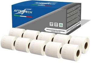 99019 10x ROTOLI ETICHETTE COMPATIBILI DYMO LABELWRITER 59x190mm S0722480 - Zdjęcie 1 z 2