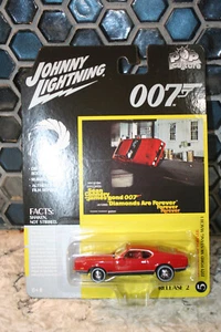 1971 FORD MUSTANG MACH 1  RED JAMES BOND  POP CULTURE  by Johnny Lightning R2 #5 - Picture 1 of 6
