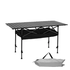Campingtisch Klapptisch faltbar Wohnwagen Tisch Gartentisch Höhenverstellbar - Bild 1 von 12
