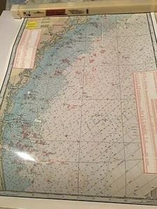 Waterproof (Map) Pull Chart #99F, Charleston, S.C to North Florida F/D 2 Sides - Picture 1 of 12