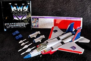 G1 1984 STARSCREAM • PRE RUB • 100% COMPLETE • VINTAGE G1 TRANSFORMERS - Picture 1 of 12