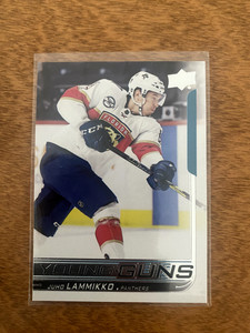 2018-19 Upper Deck Young Guns YG Juho Lammikko Card #485 Rookie Card RC